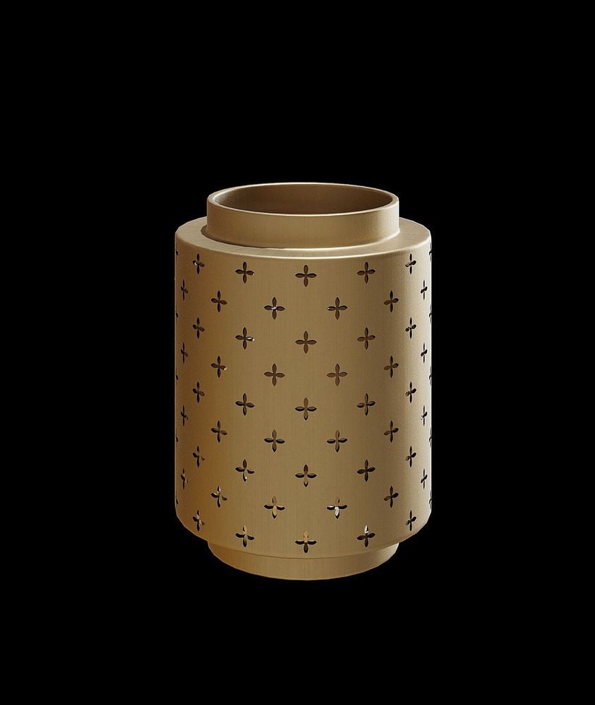 Garden Metal Vase 十字花园花瓶 矮