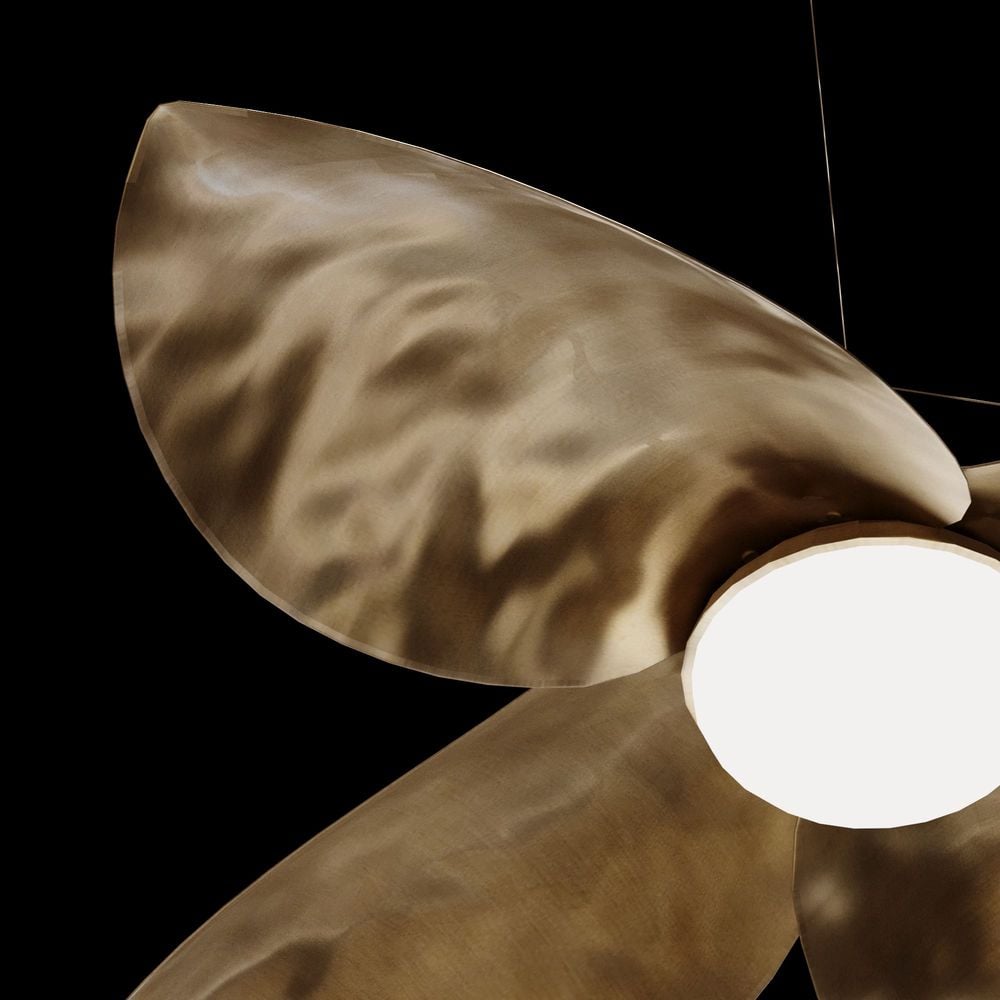 Magnolia Metal Pendant Lamp 十字花吊灯细节