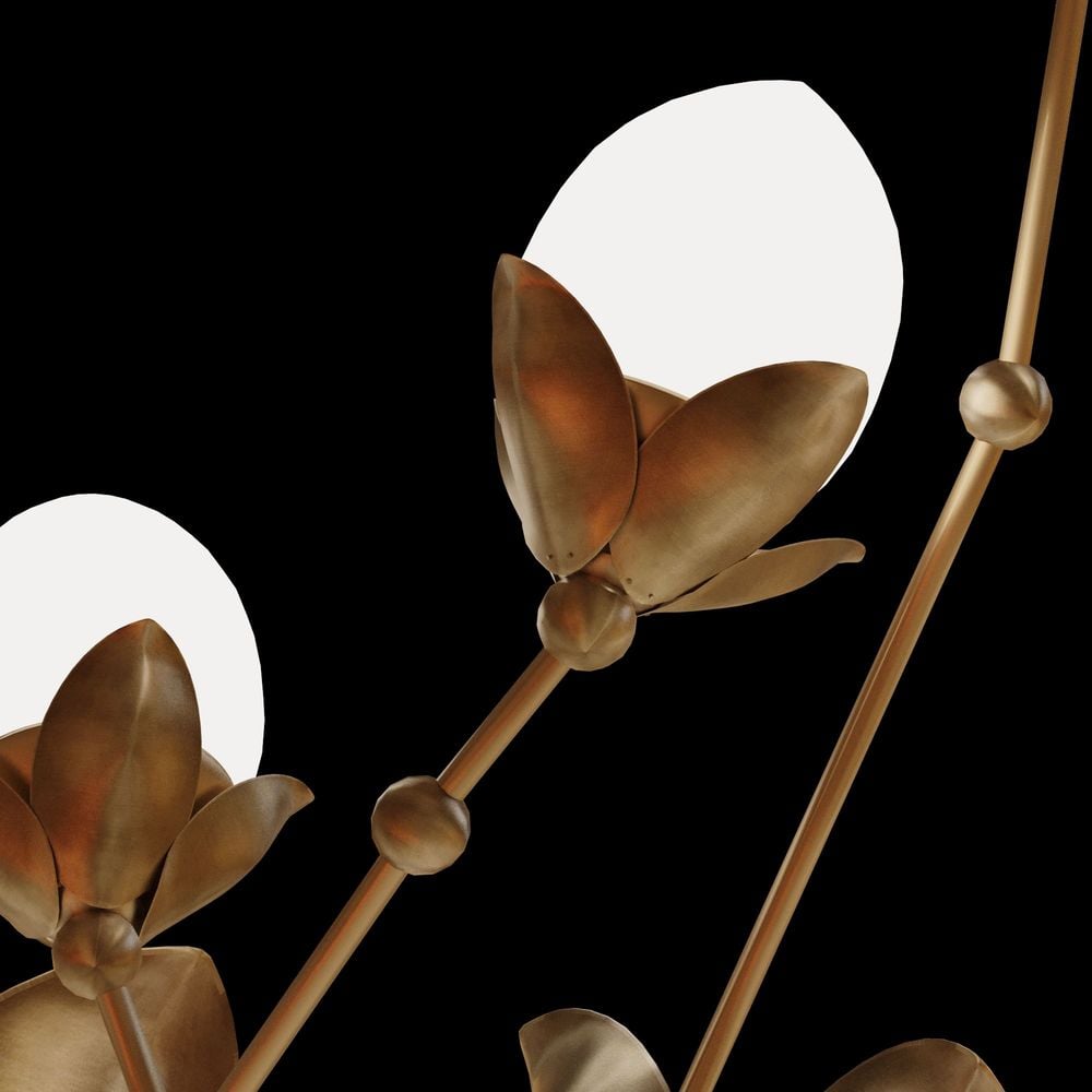 Magnolia Metal Pendant Lamp 十字装置台灯细节